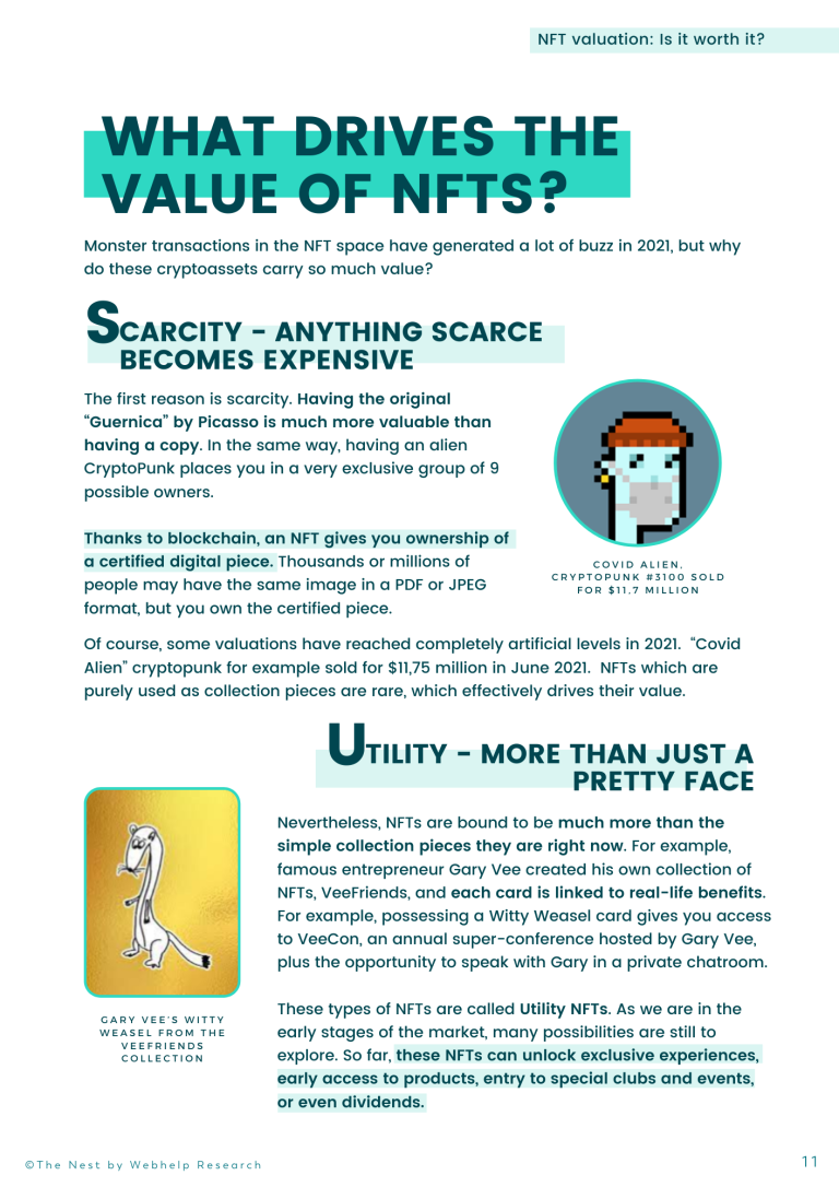 The main reasons behind high value of NFTs